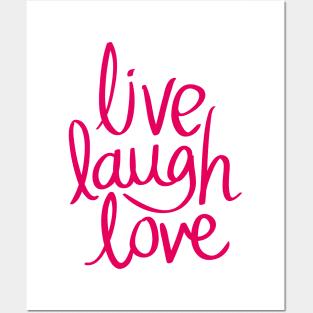 live laugh love Design Posters and Art